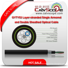 Gyty53 Layer-Stranded Single Armored and Double Sheathed Optical Cable